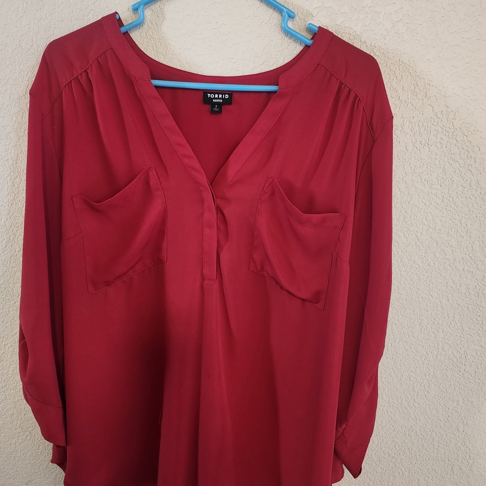 Torrid Women's Red Blouse